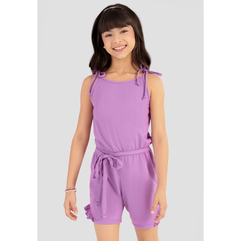 MARKETING PERSONAL - Enterizo Infantil Femenino Morado Mp 100507
