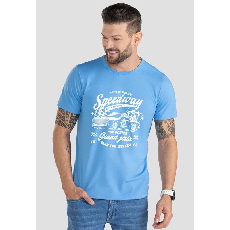 MARKETING PERSONAL - Camiseta Hombre Azul Mp 100117