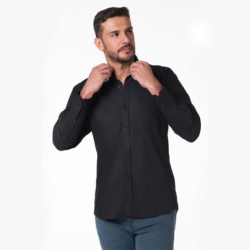 LEC LEE - CAMISA PARA HOMBRE LEC LEE - NEGRO