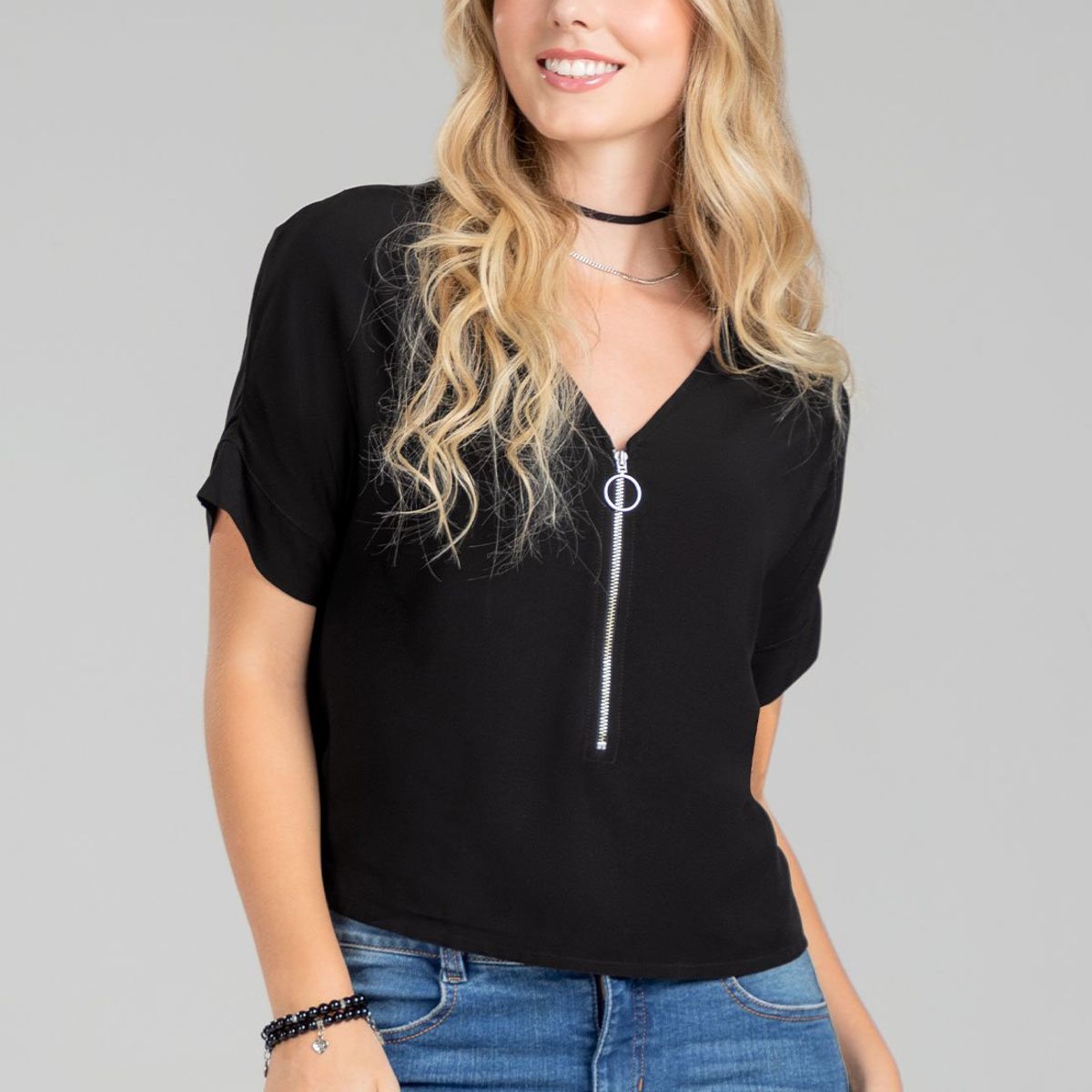 RUTTA - Blusa Mujer Negro Rutta 103590