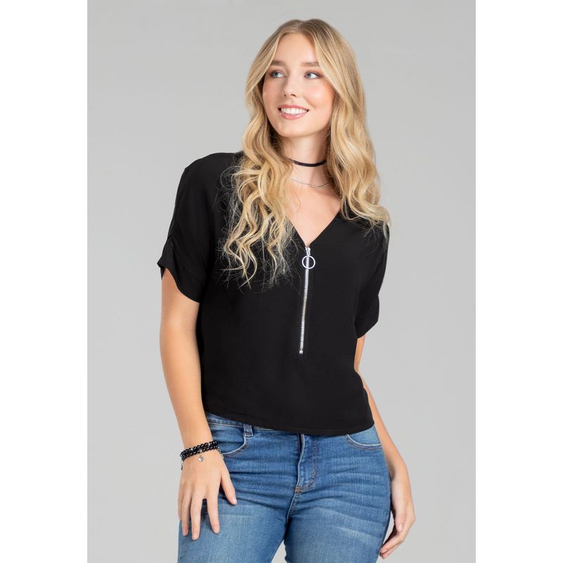 RUTTA - Blusa Mujer Negro Rutta 103590