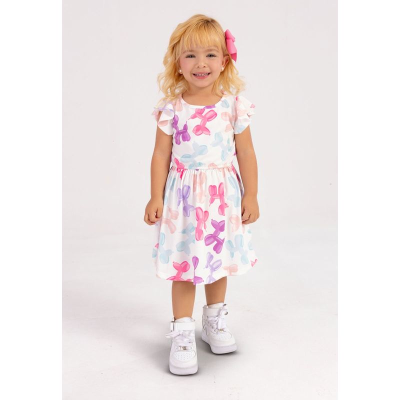 MARKETING PERSONAL - Vestido Infantil Femenino Multicolor Mp 101109