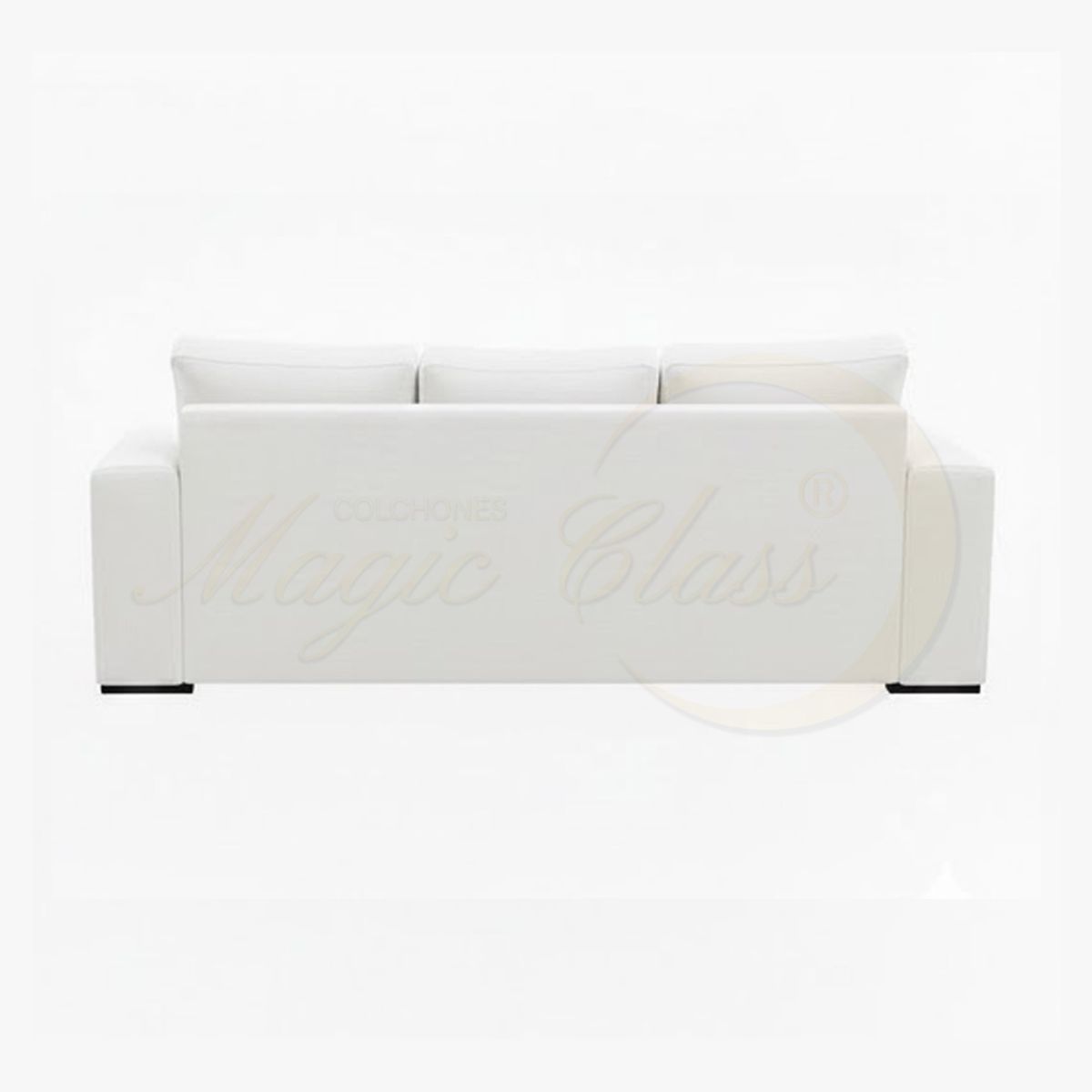 MAGIC CLASS - SOFÁ MODERNO ANKARA ECOCUERO BLANCO