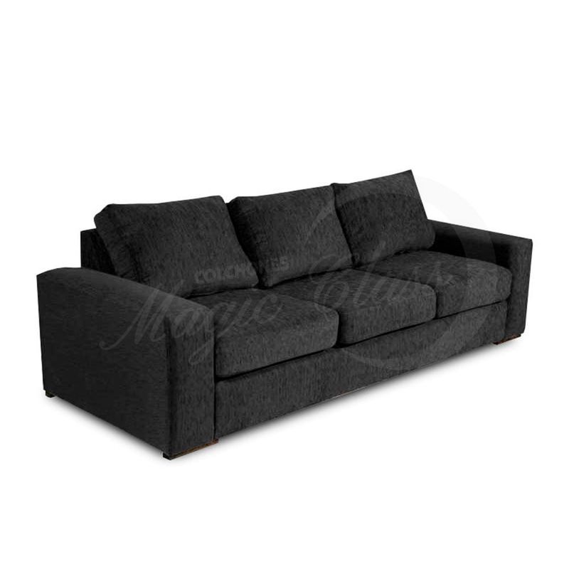 MAGIC CLASS - SOFÁ MODERNO ANKARA MICROFIBRA NEGRO