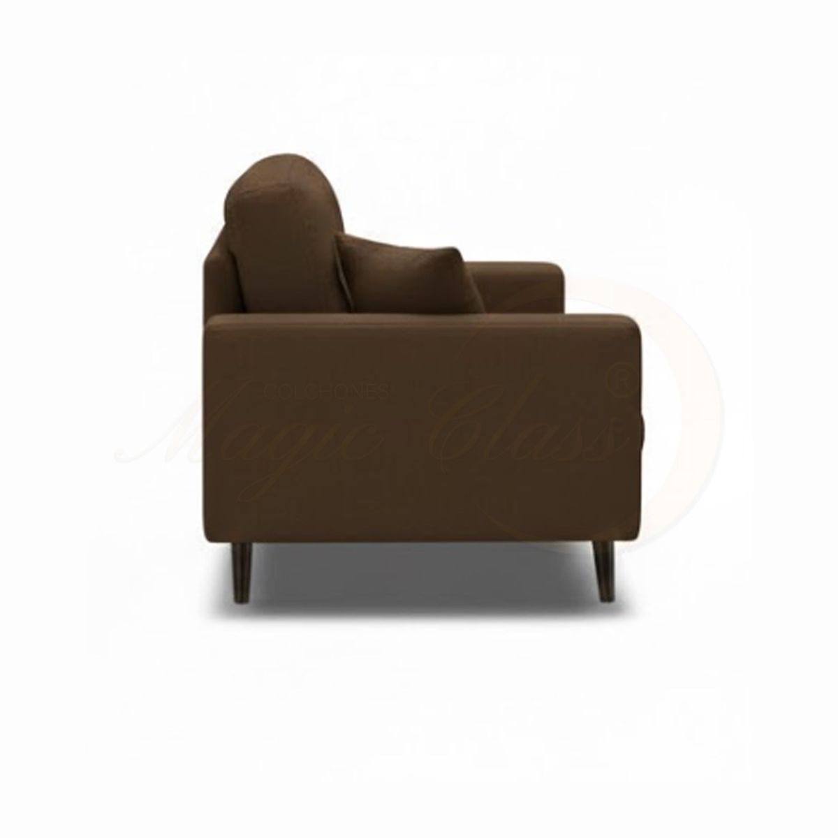 MAGIC CLASS - SOFÁ MODERNO CAIRO MICROFIBRA CAFÉ