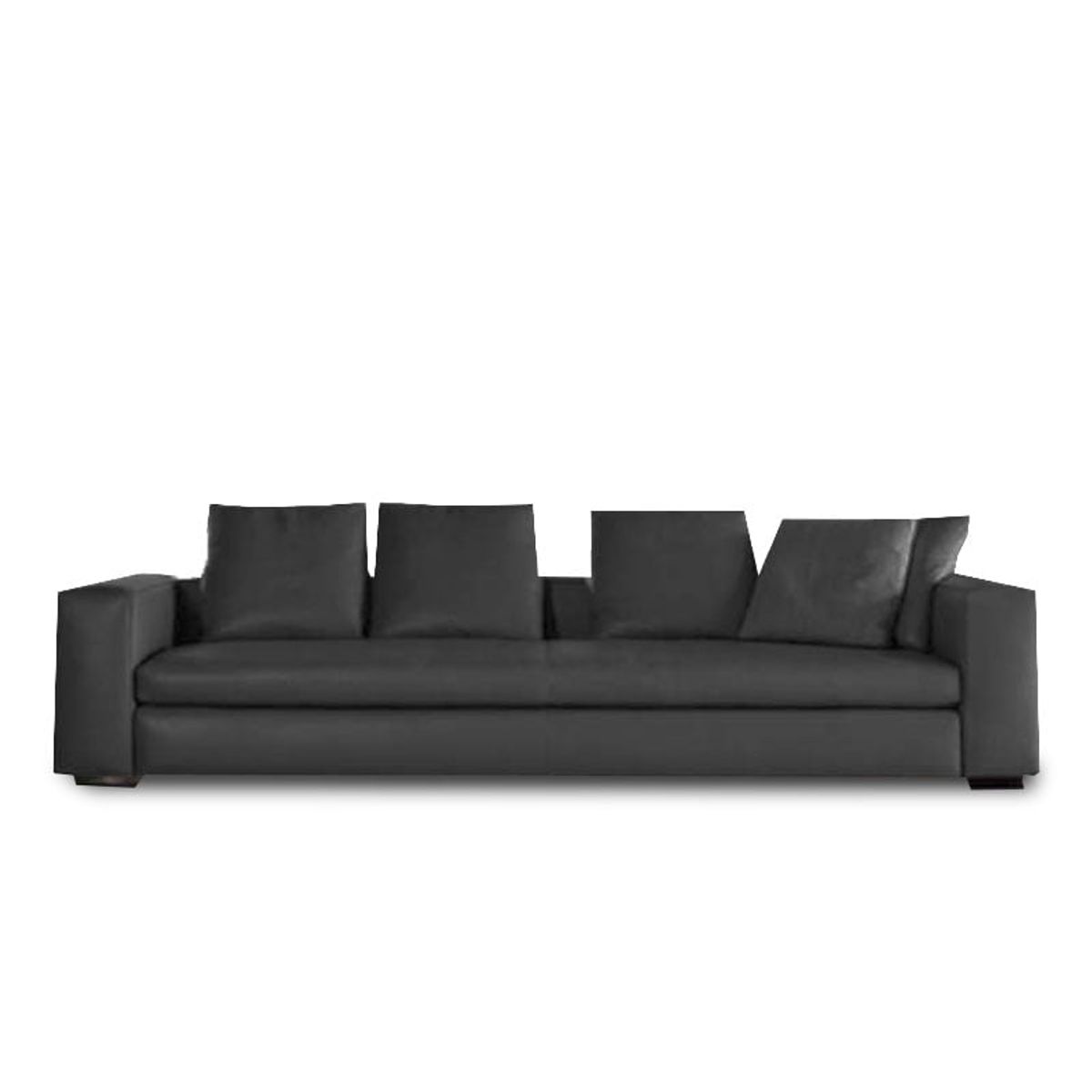 MAGIC CLASS - SOFÁ MODERNO CAMPINA MICROFIBRA NEGRO