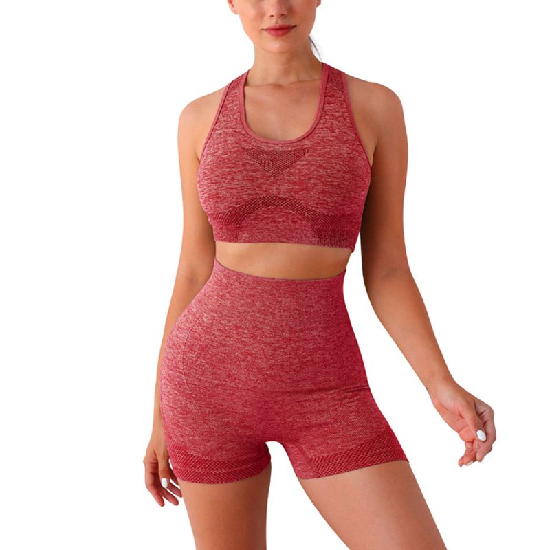 GENERICO - Conjunto Deportivo Short Licra Levanta Cola Push Up + Top_.