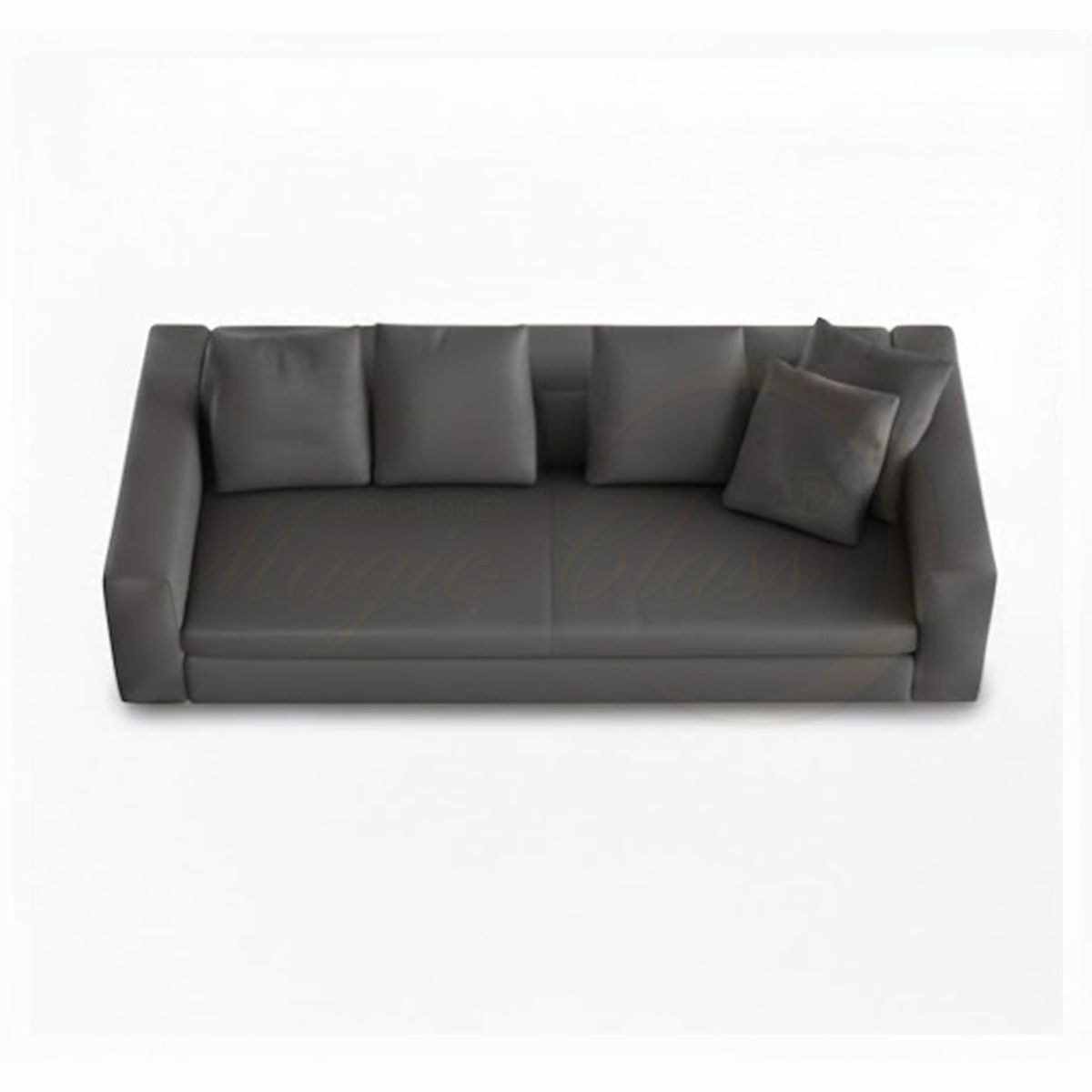 MAGIC CLASS - SOFÁ MODERNO CAMPINA MICROFIBRA GRIS