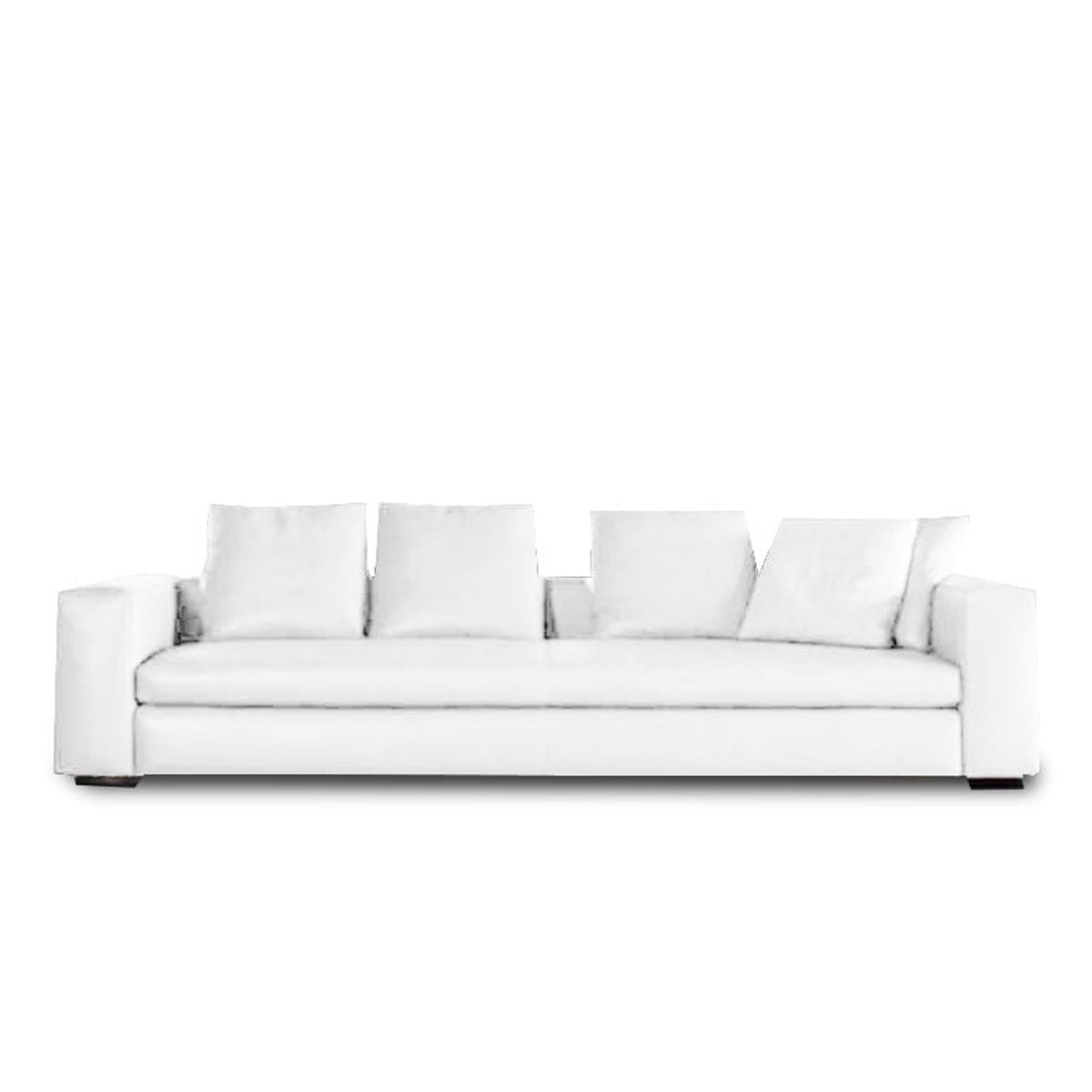 MAGIC CLASS - SOFÁ MODERNO CAMPINA MICROFIBRA BLANCO