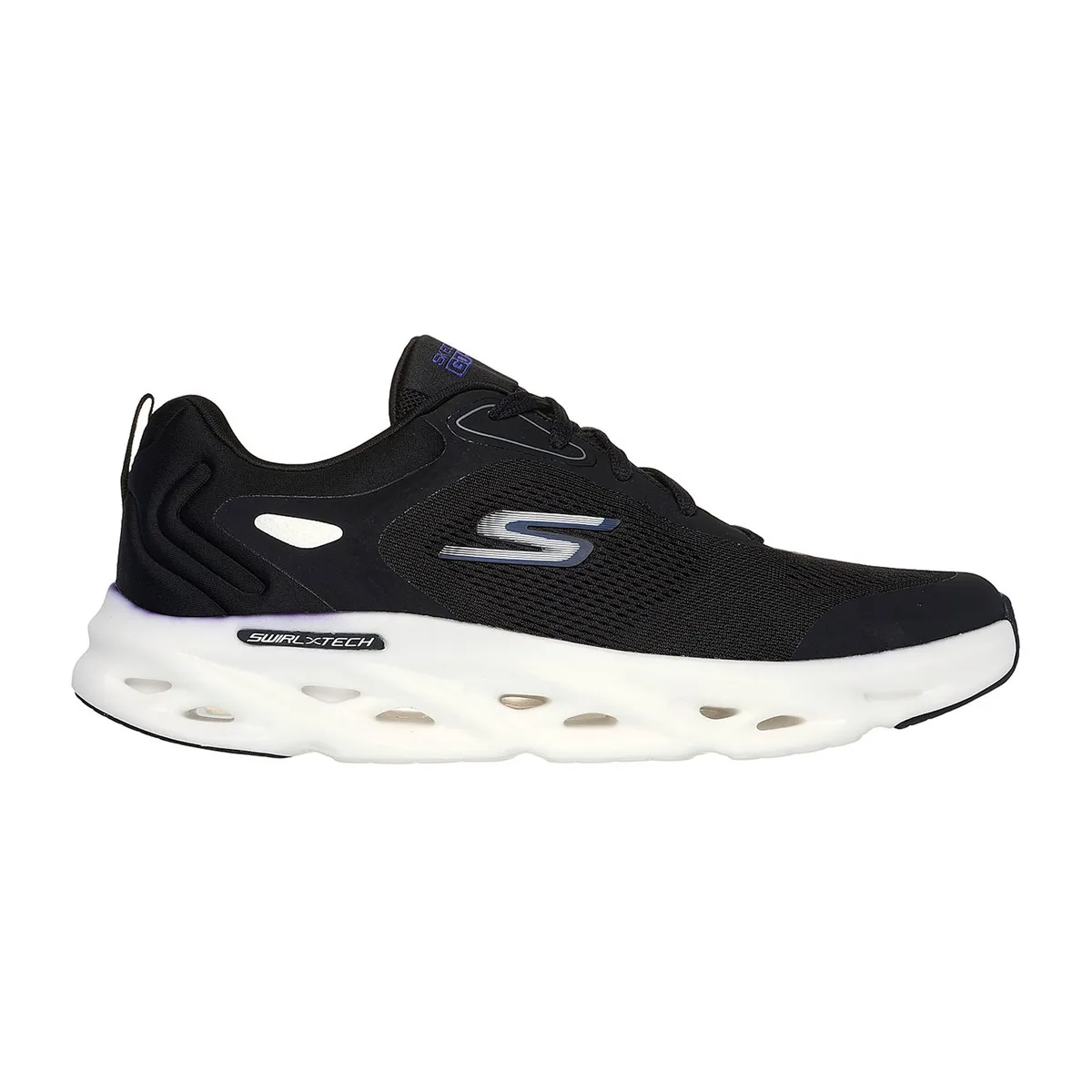 SKECHERS - TENIS SKECHERS NEGRO PARA HOMBRE SK GO RUN SWIRL TECH SPEED BLACK