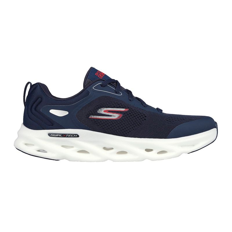 SKECHERS - TENIS SKECHERS AZUL PARA HOMBRE SK GO RUN SWIRL TECH SPEED NAVY