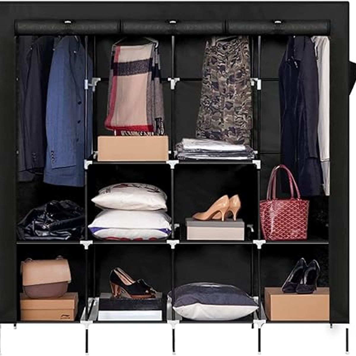 GENERICO - Closet 4 Columnas Desarmable Con Forro