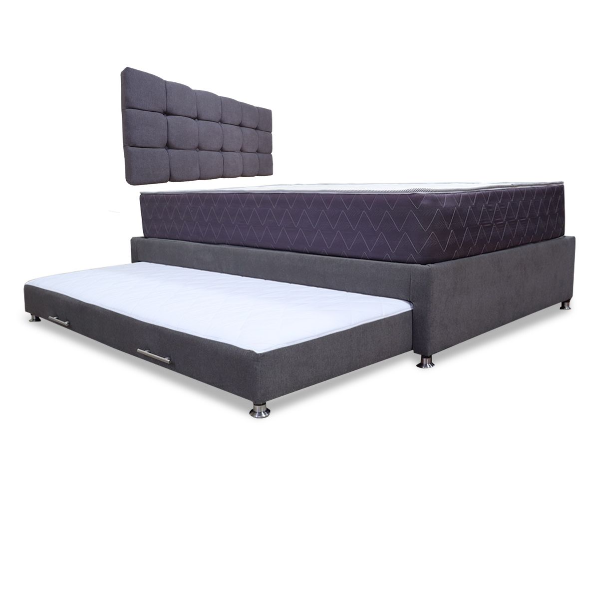 GENERICO - Combo Cama Tarima Nido Muller 100x190 Sencillo mas espaldar