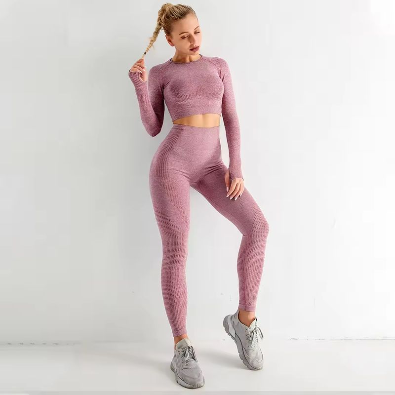 GENERICO - Conjunto Deportivo Leggins Control De Abdomen Ropa Deportiva-_.
