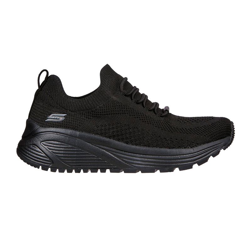 SKECHERS - TENIS SKECHER NEGRO PARA DAMA SK BOBS SPARROW ALLEGIANCE CREW BLACK