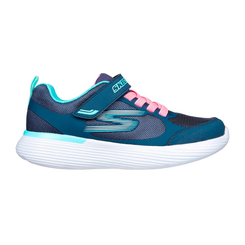 SKECHERS - TENIS SKECHERS GRIS PARA NIÑA SK GORUN 400 V2 GUSTORACER GRAY
