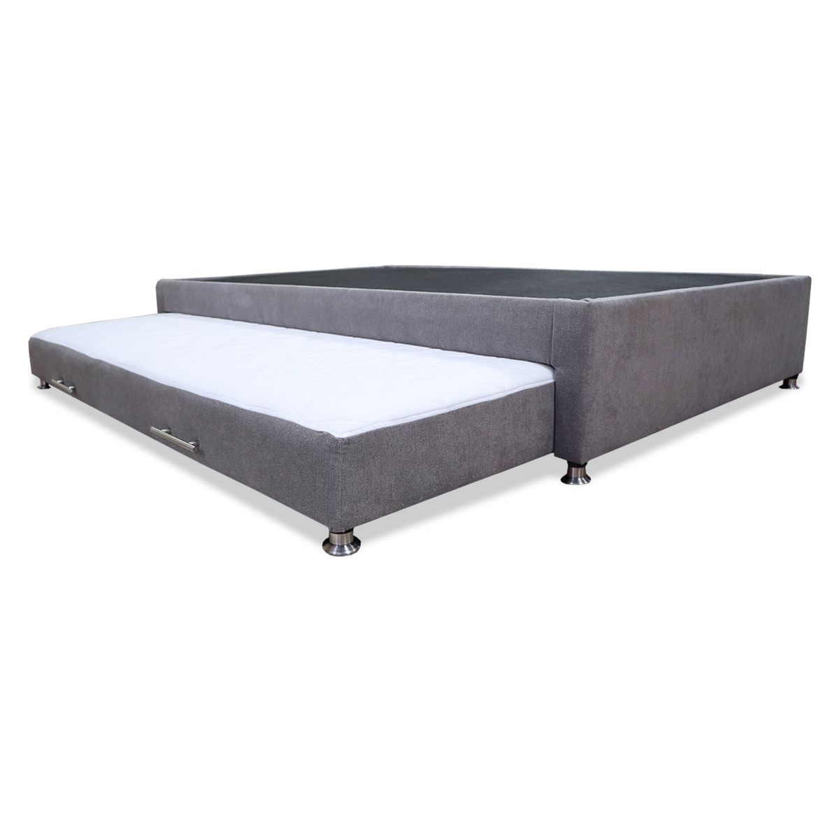 GENERICO - Cama Tarima Nido Kunz 120X190 Semidoble Gris Claro