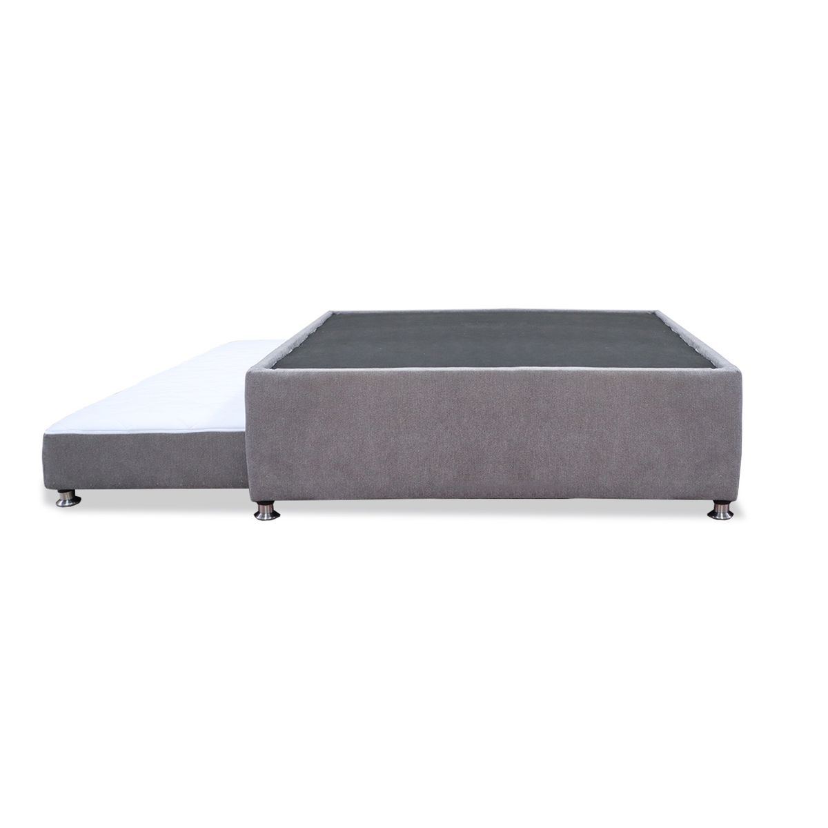 GENERICO - Cama Tarima Nido Kunz 120X190 Semidoble Gris Claro