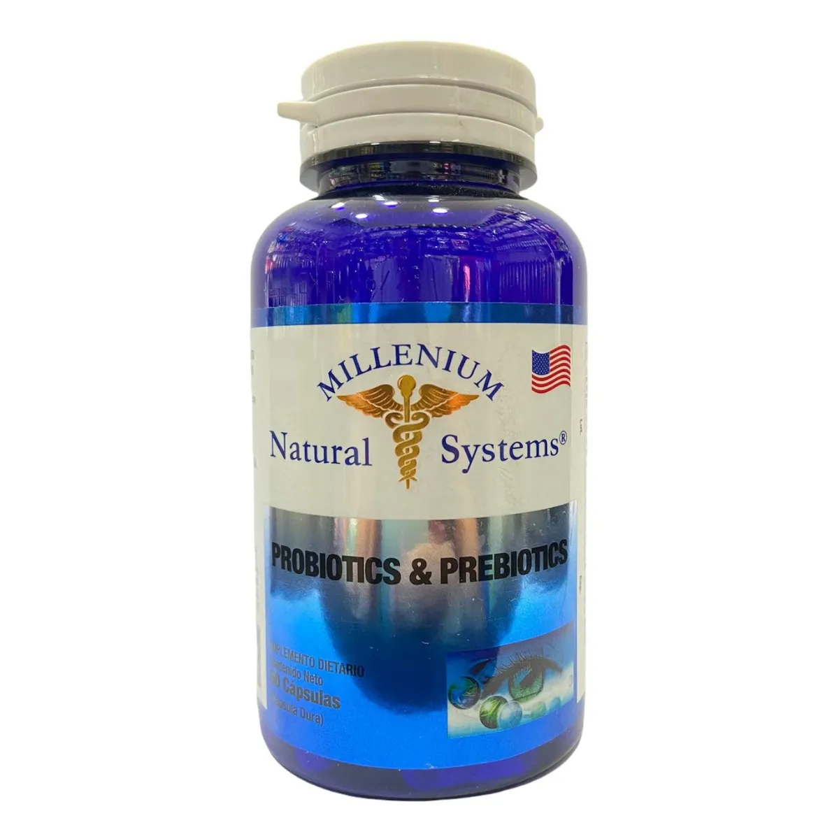 MILLENIUM NATURAL SYSTEM - Probiotics & Prebiotics x 60 Cápsulas Natural System