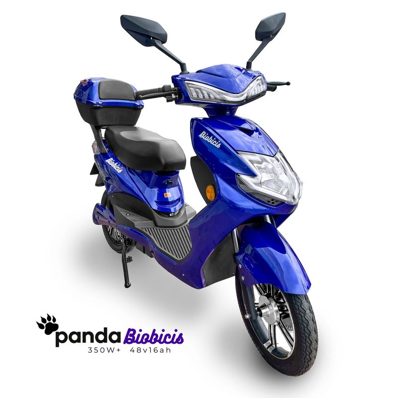 BIOBICI - Bicicleta Eléctrica PANDA Biobicis 2025 EXTRAIBLE Azul 350W