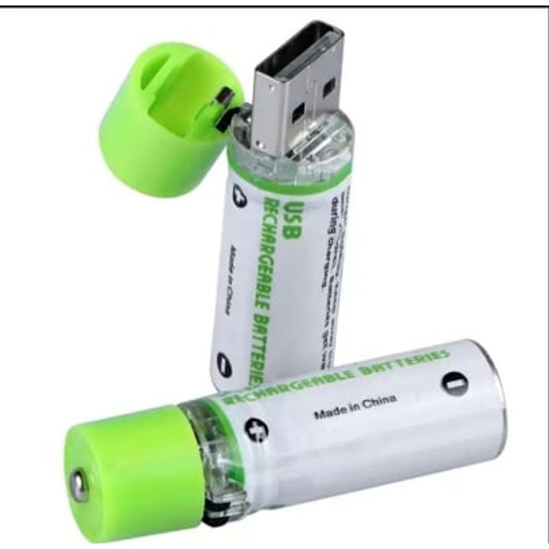 GENERICO - Pilas AA Recargables Usb Baterías Recargables 15v