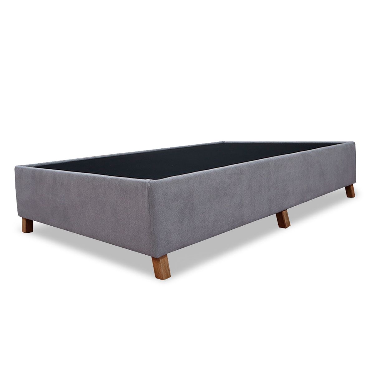 GENERICO - Basecama Graf 140x190 Doble Gris Claro