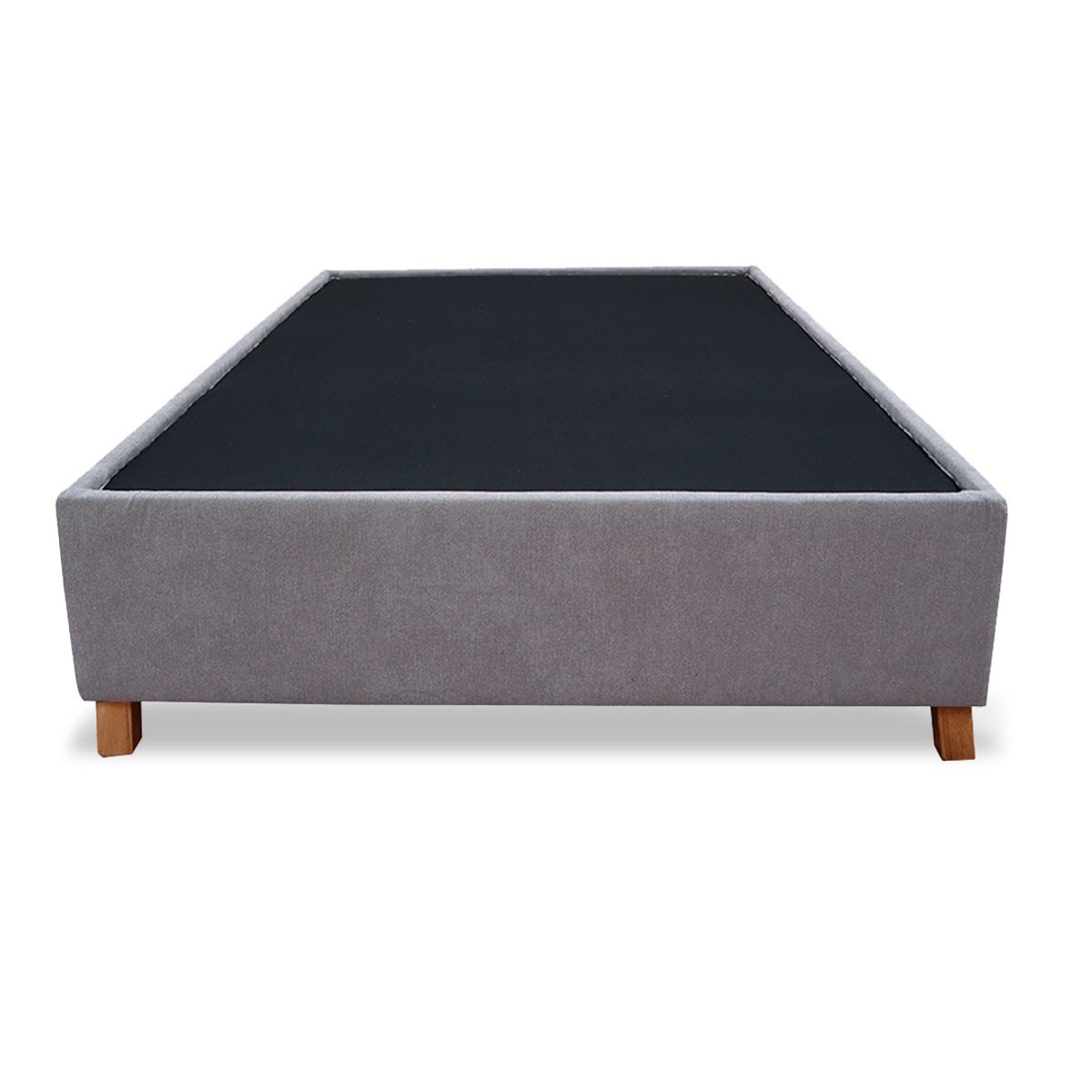 GENERICO - Basecama Graf 140x190 Doble Gris Claro