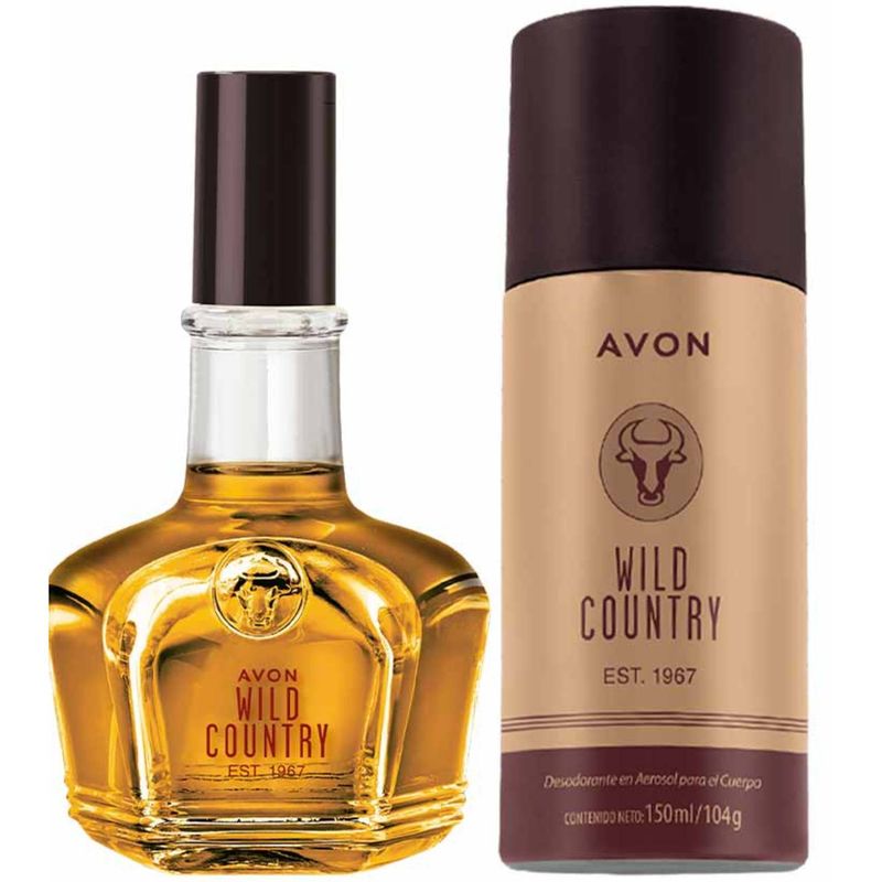 AVON - Perfume + desodorante corporal Wild Country Avon