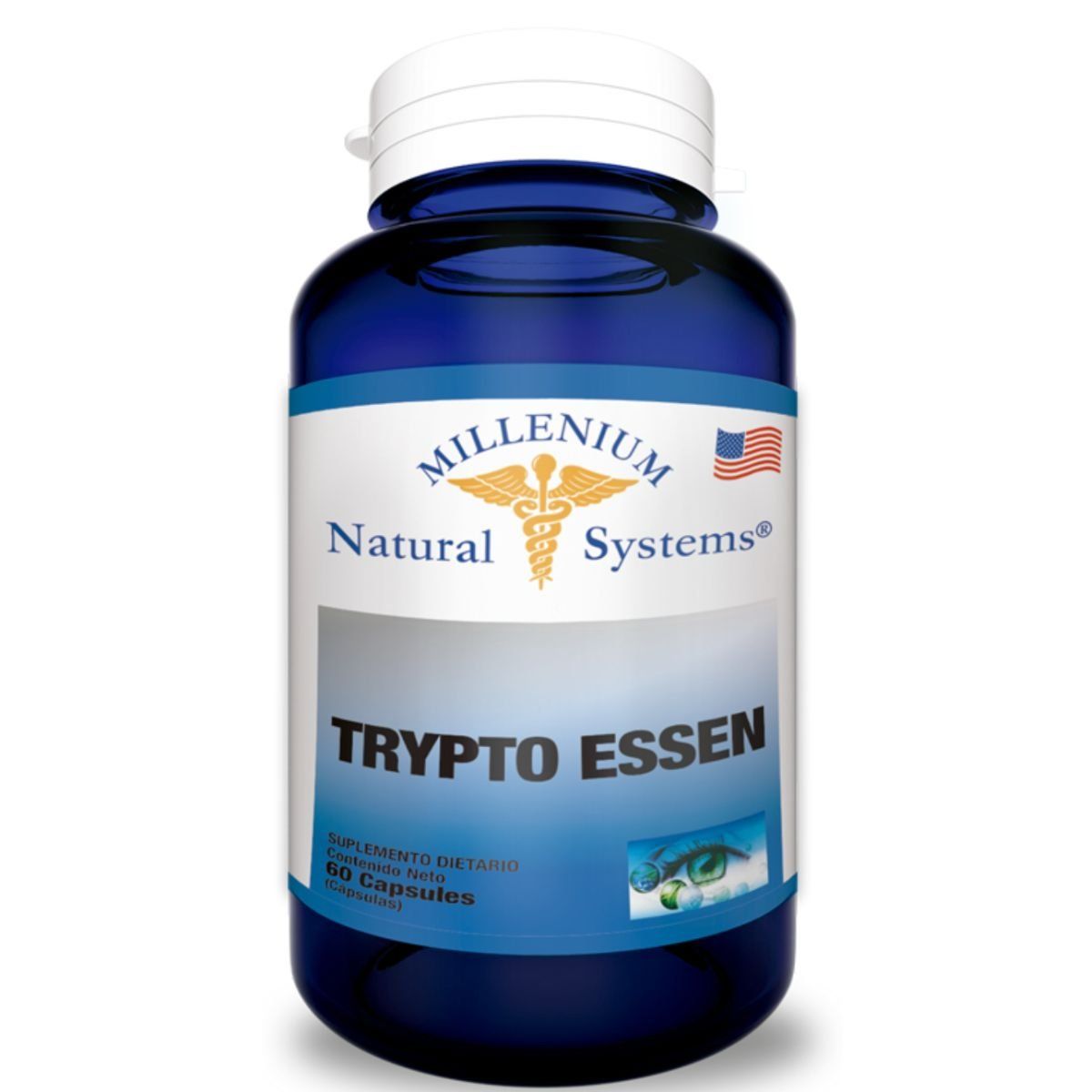 MILLENIUM NATURAL SYSTEM - Tripto Essen (5 HTP) X 60 CAP - Natural System