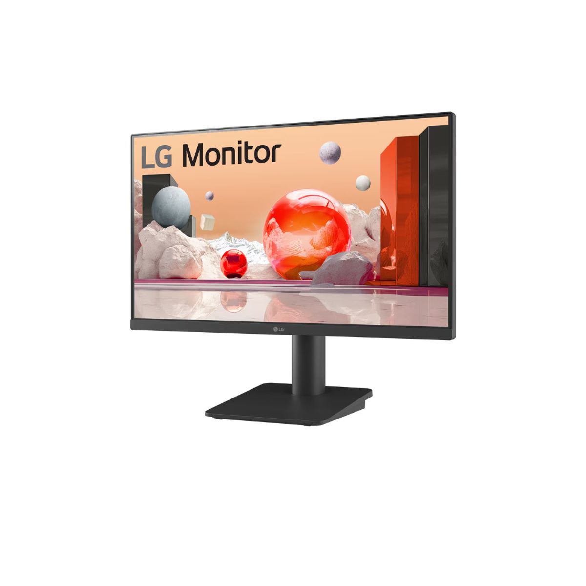 LG - Monitor LG 24 Pulgadas  FULL HD 100Hz Ajustable altura parlantes