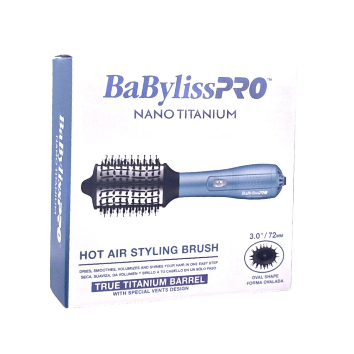 BABYLISS - Cepillo Secador BaByliss 3 Ovalado azul