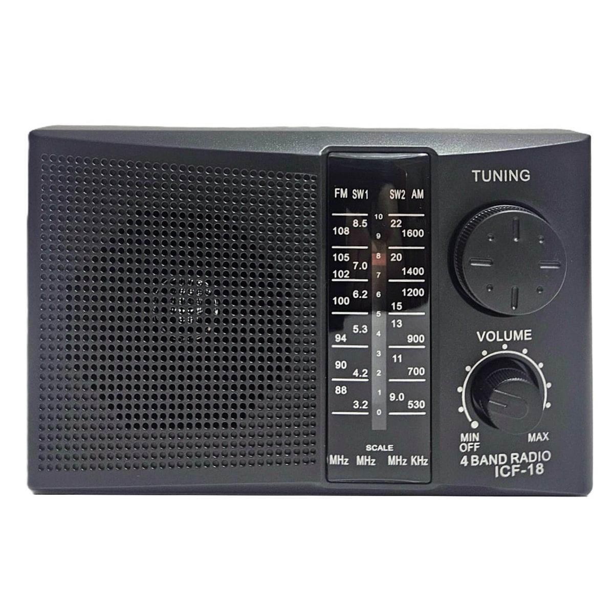 GENERICO - Radio Am Fm Sw1 Sw2 4 Bandas De Pilas Y Corriente Eléctrica Multibanda