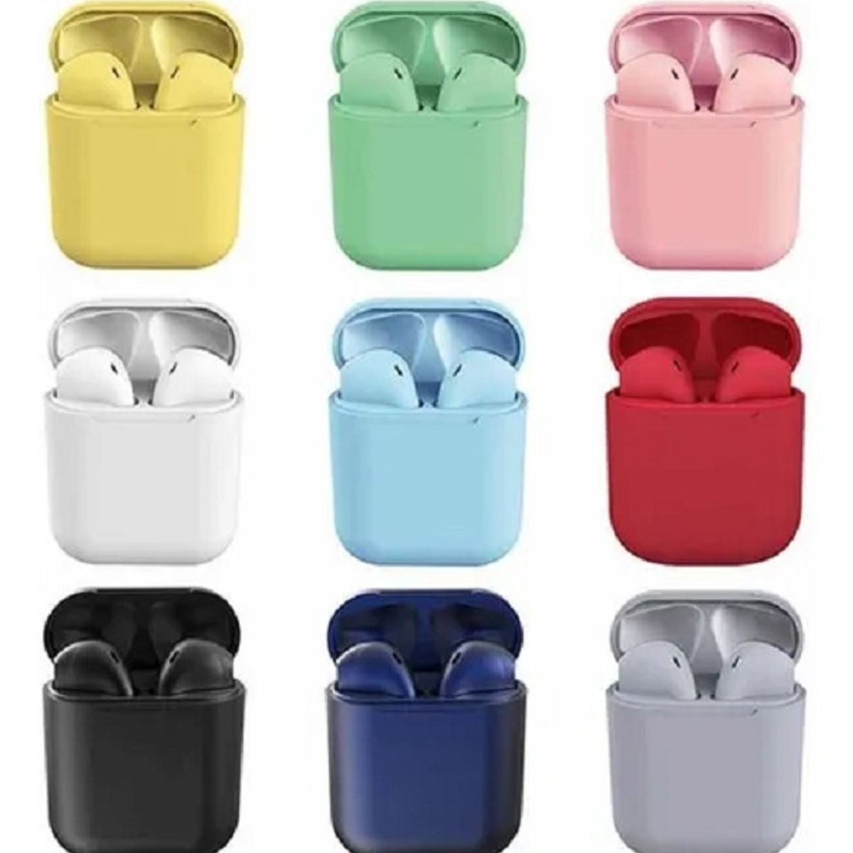 GENERICO - Auriculares Inalámbricos Touch I12 Inpods Bluetooth Micrófon azul