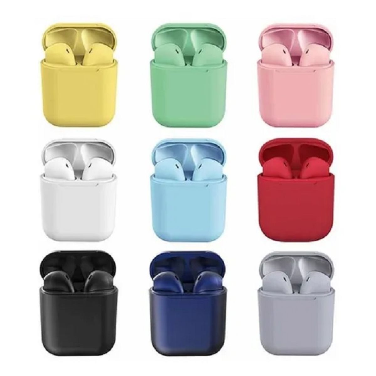 GENERICO - Auriculares Inalámbricos Touch I12 Inpods Bluetooth Micrófon azul