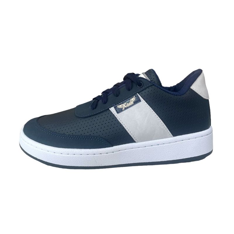 XIAN SHOES - Bolichero Hombre Ref C16 Azul Gris