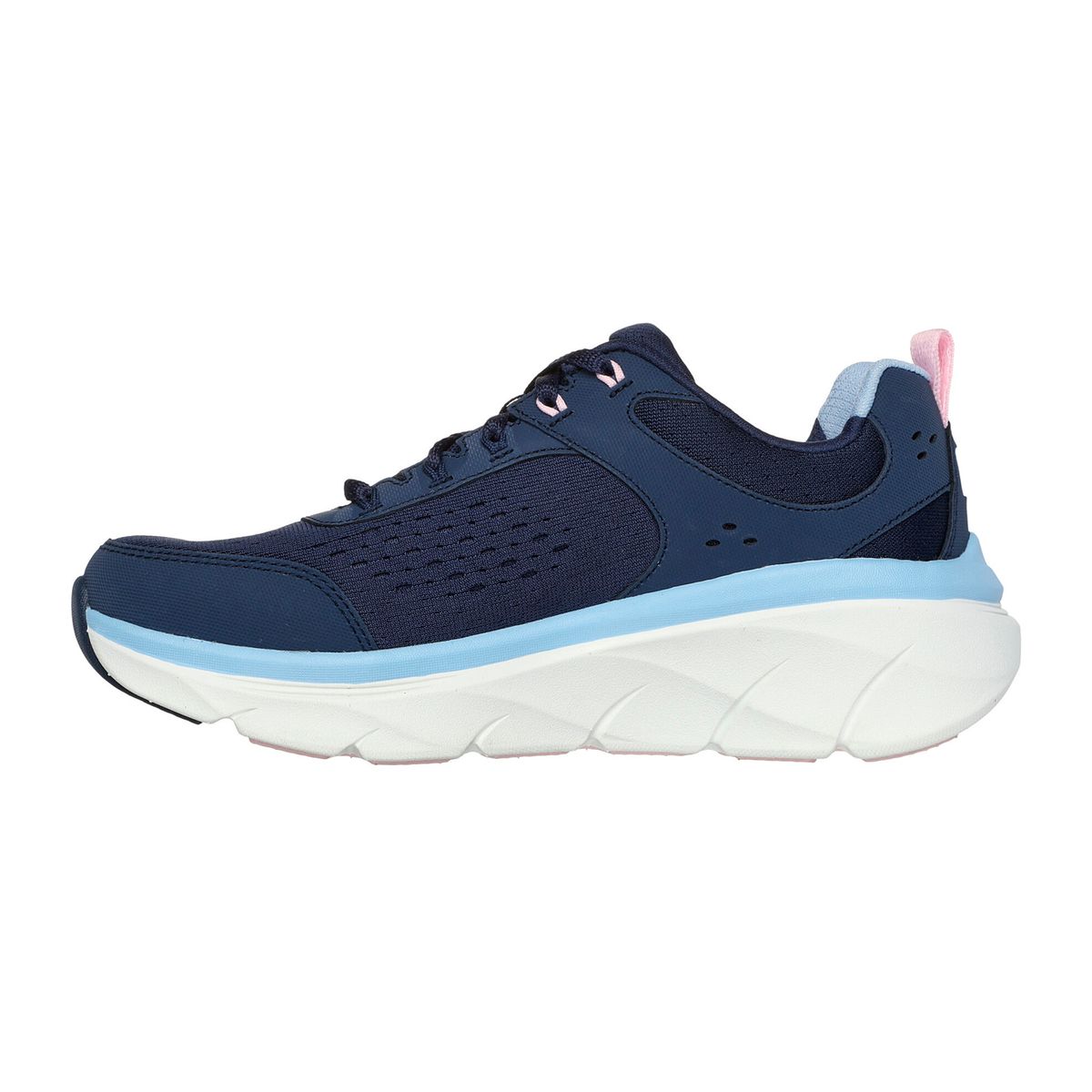 SKECHERS - TENIS SKECHERS AZUL PARA MUJER SK D LUX WALKER 2 0 DAISY DOLL NAVY