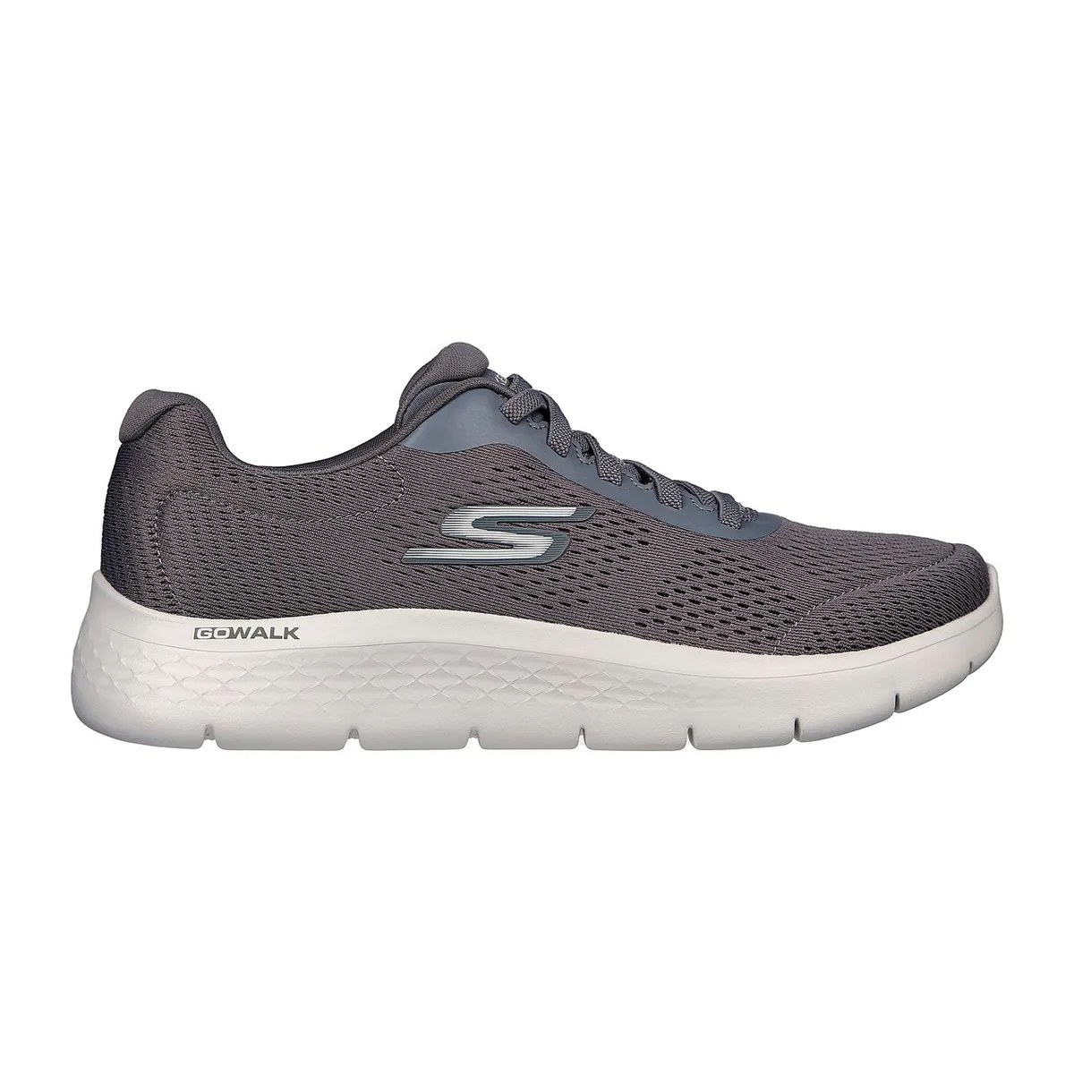SKECHERS - TENIS SKECHERS GRIS PARA HOMBRE SK GO WALK FLEX REMARK GRAY CHARCOAL