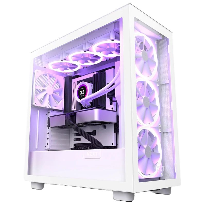 NZXT - Caja ATX NZXT H7 Elite Blanco
