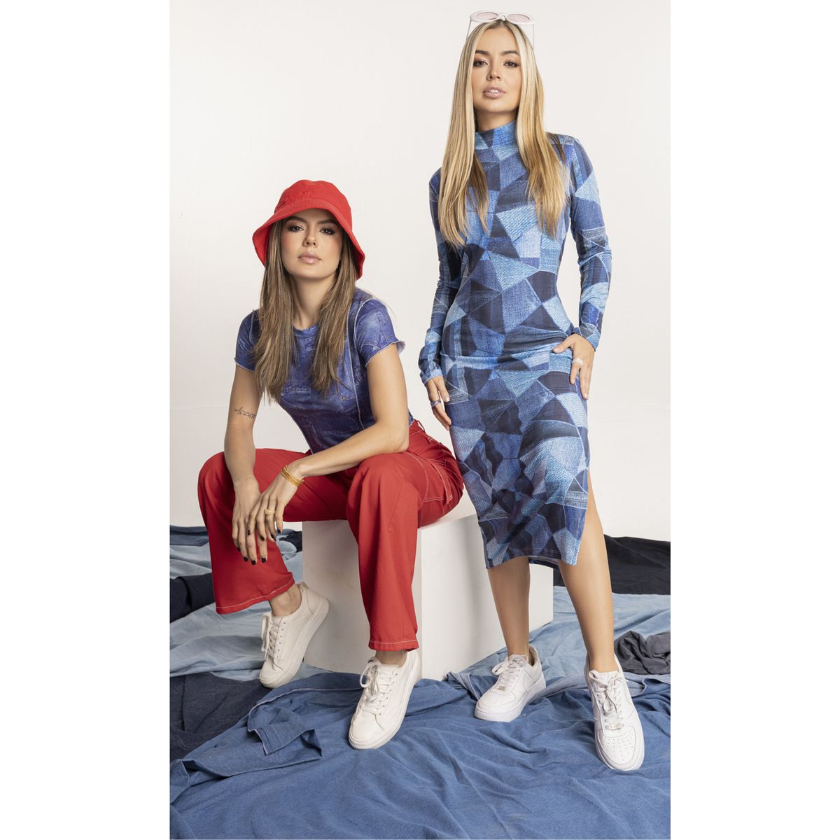 ATYPICAL - Vestido Largo Juvenil Estampado Atypical 1532