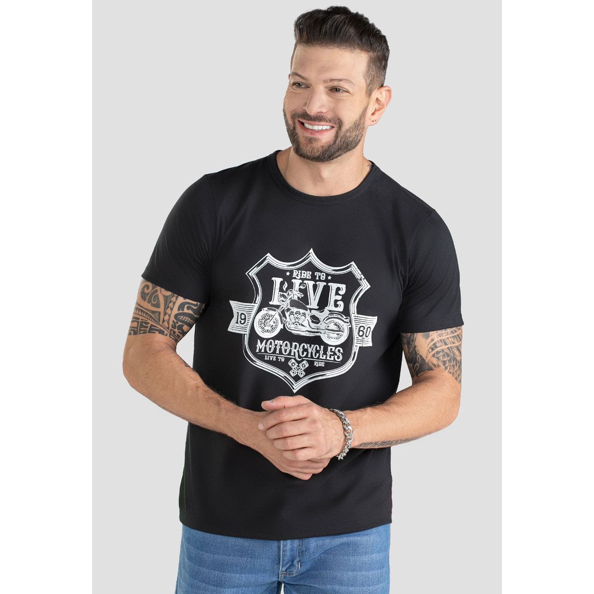 MARKETING PERSONAL - Camiseta Hombre Negro Mp 100491