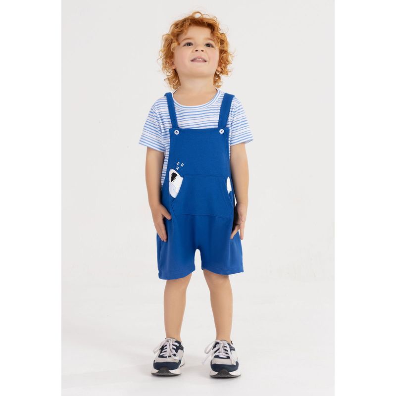 MARKETING PERSONAL - Conjunto Infantil Masculino Azul Mp 101257