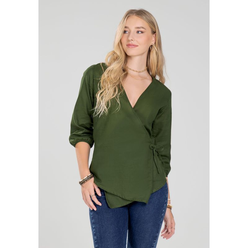 RUTTA - Blusa Mujer Verde Rutta 103345