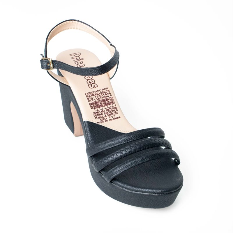 PRICE SHOES - Price Shoes Tacon Moda Mujer 382R52NEGRO