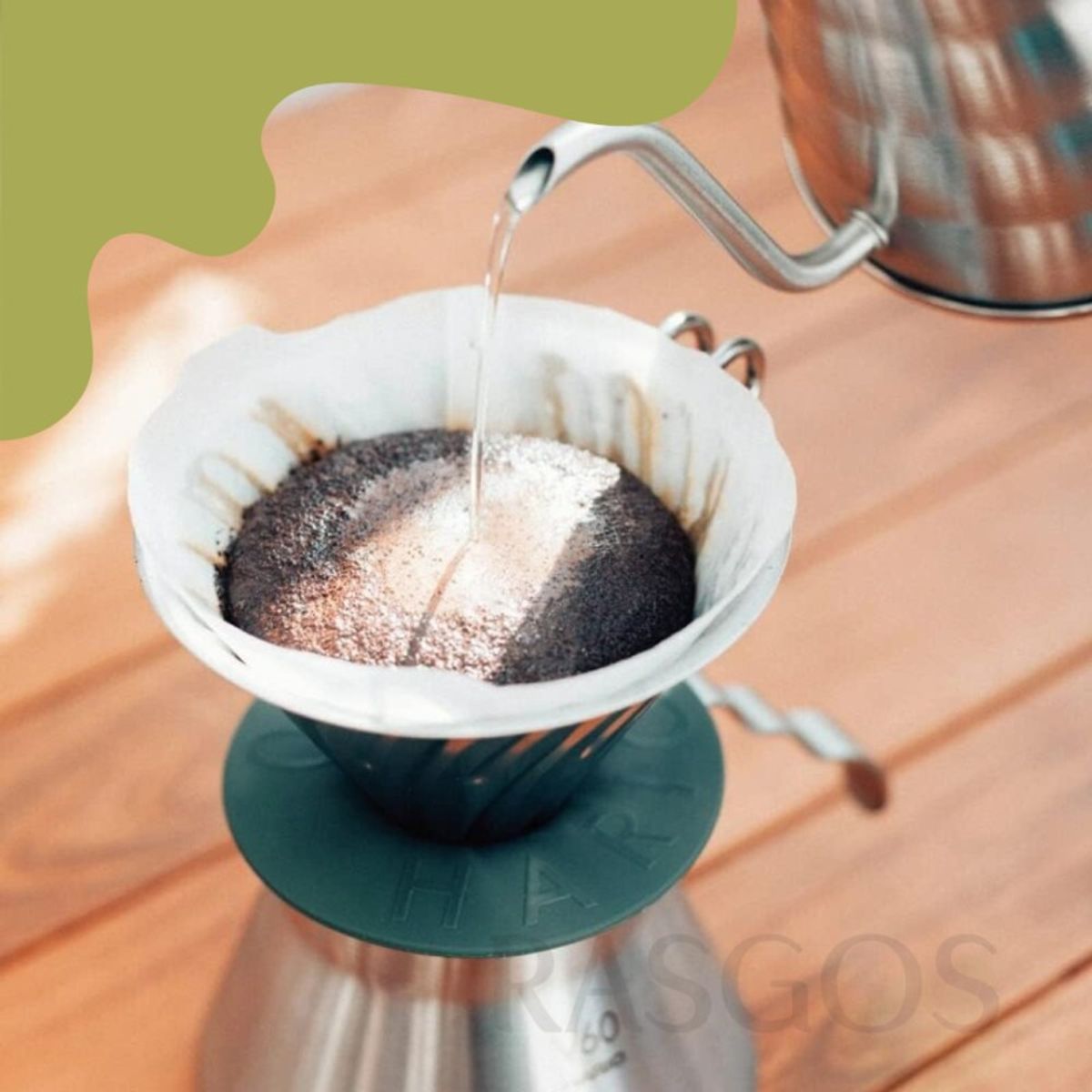 HARIO - Dripper V60 Hario Gotero Café Acero Inoxidable 02 Viajero