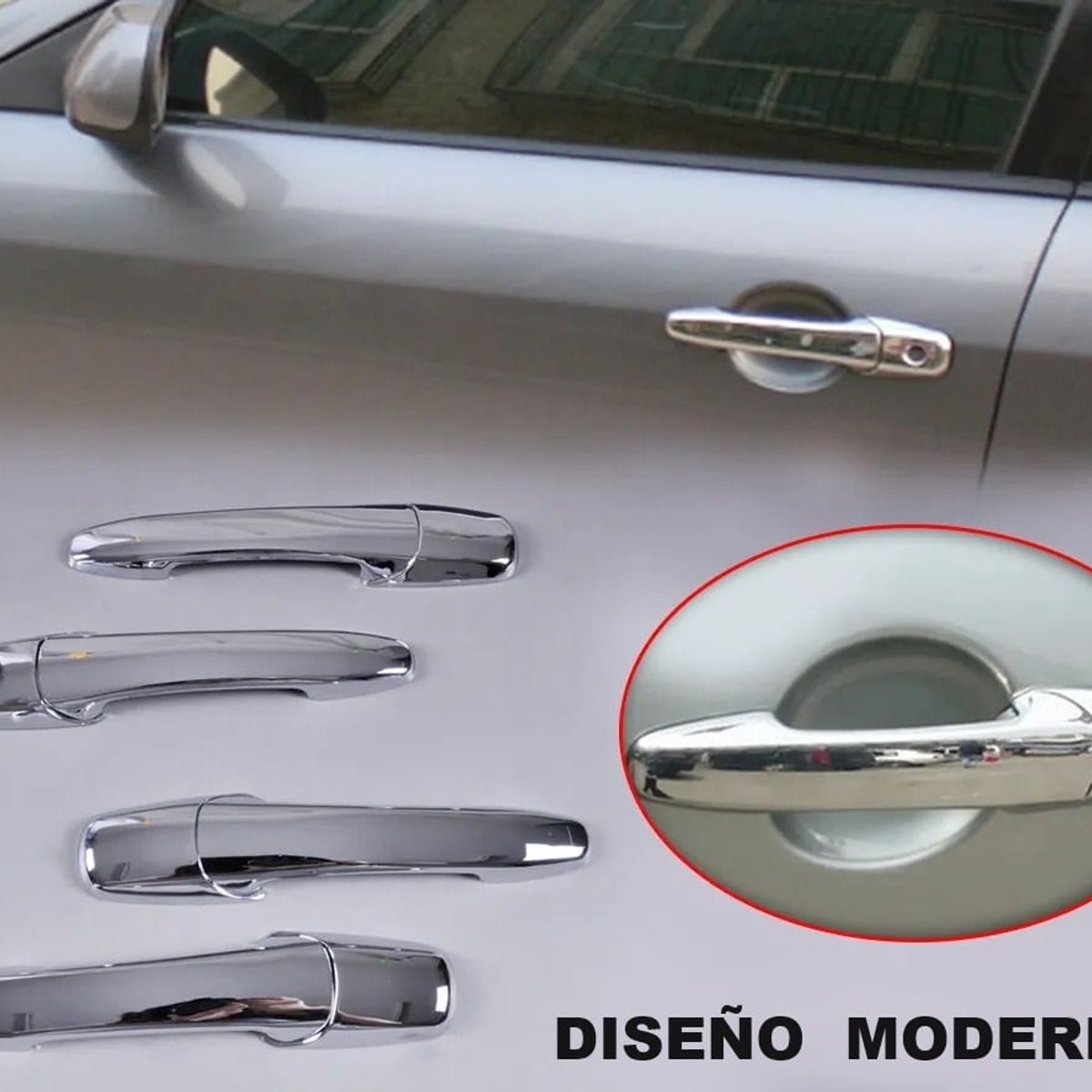 GENERICO - accesorios mazda 2 3 6 cx5 cubierta manijas puerta 8pcs