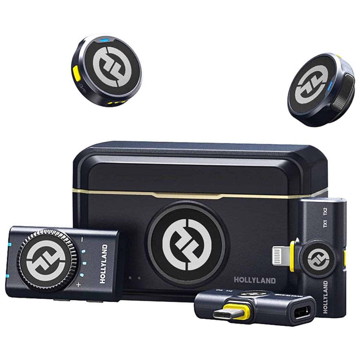 HOLLYLAND - Hollyland Lark M2 Combo Duo microfono inalambrico 2 personas 2.4ghz