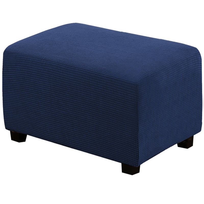 DISEÑOS RAMONA'S - Puff Decorativo 80x40 Azul Oscuro