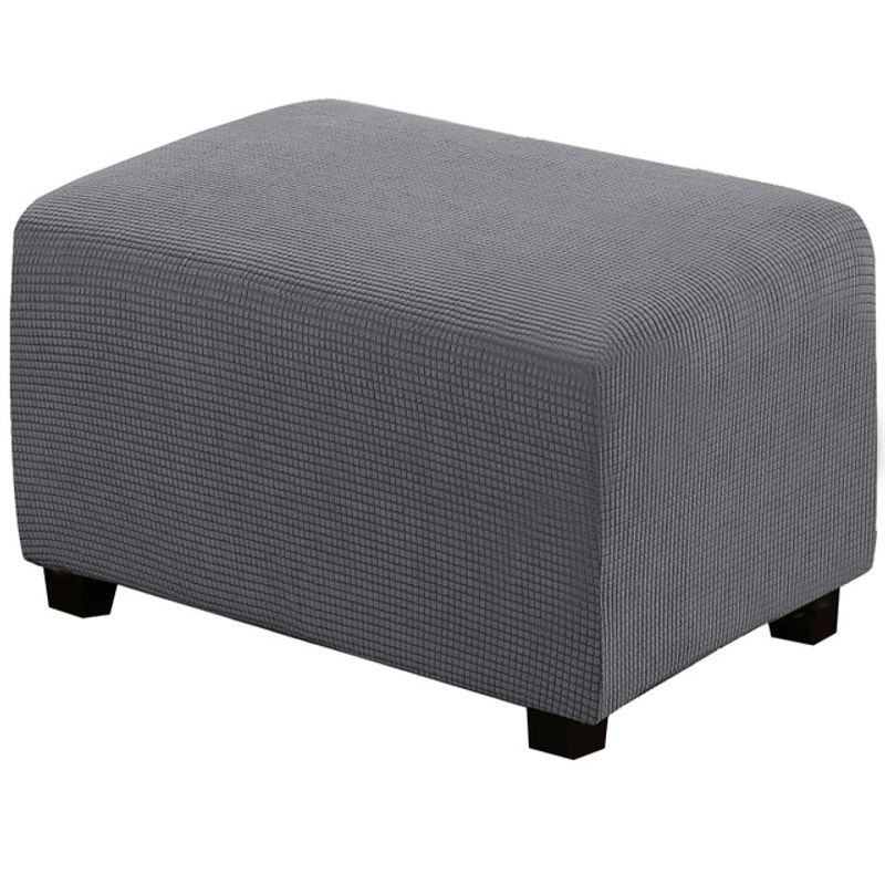 DISEÑOS RAMONA'S - Puff Decorativo 80x40 Gris