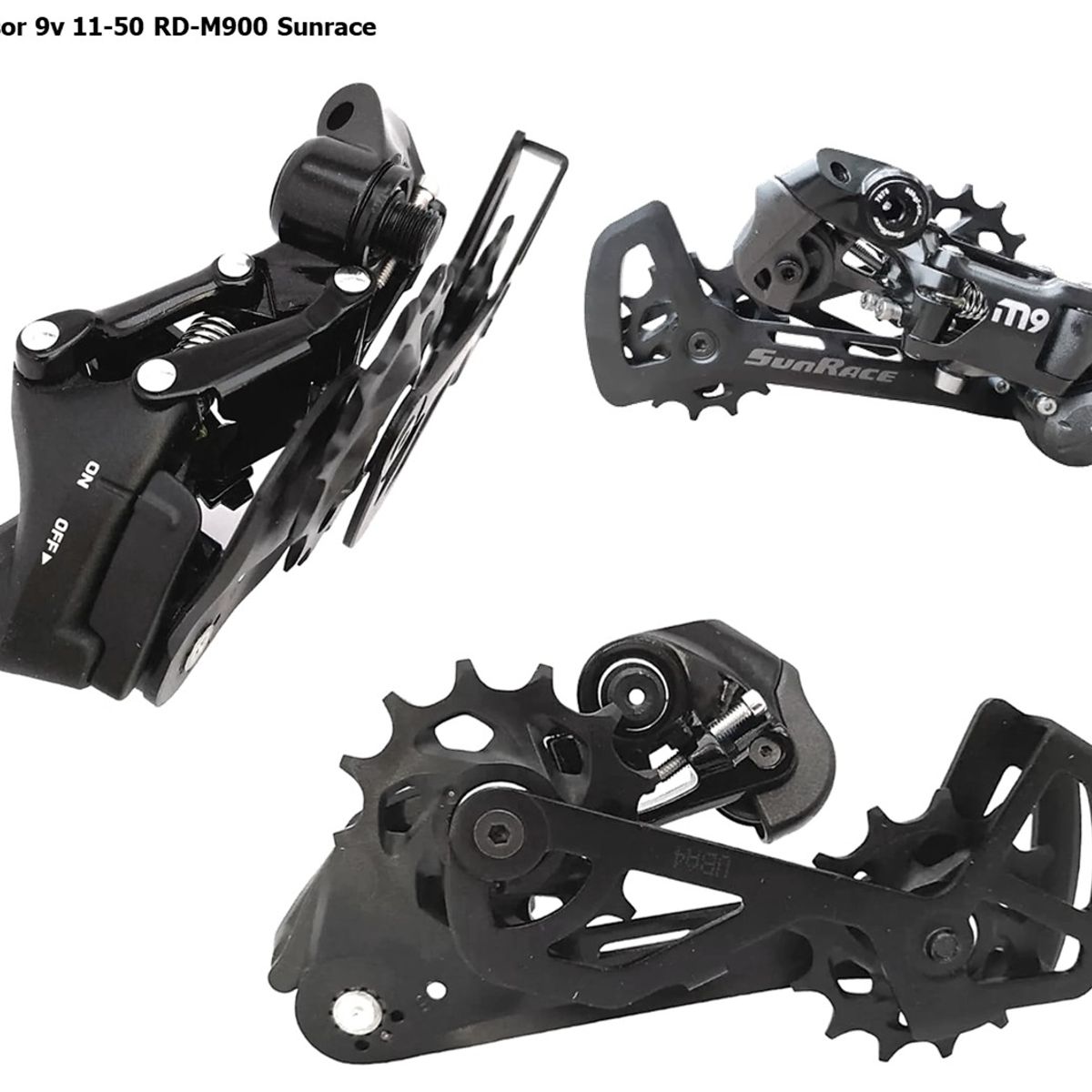 GENERICO - Tensor Sunrace M900 9 Velocidades Bicicleta Mtb 11 - 50