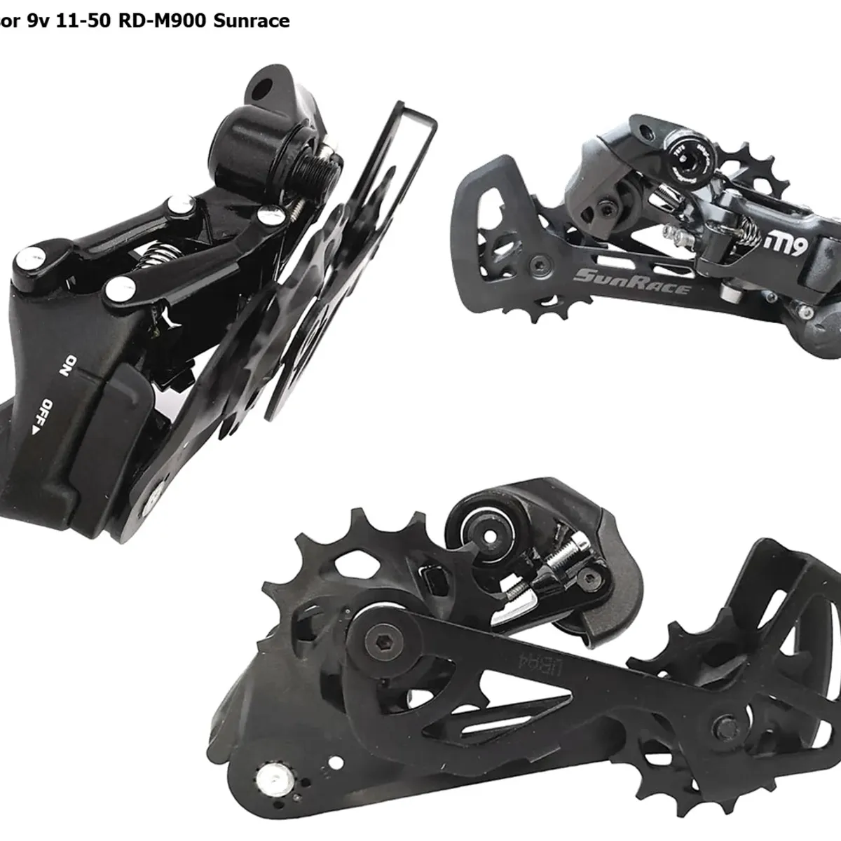 GENERICO - Tensor Sunrace M900 9 Velocidades Bicicleta Mtb 11 - 50